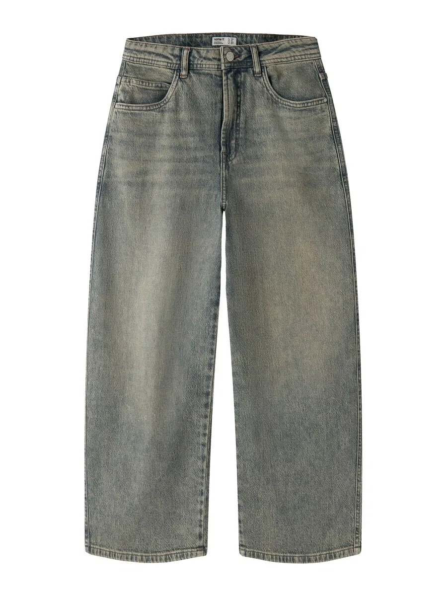 Джинсы NAME IT Baggy Jeans 'NKMBen X-Skater' дымчато-синего цвета