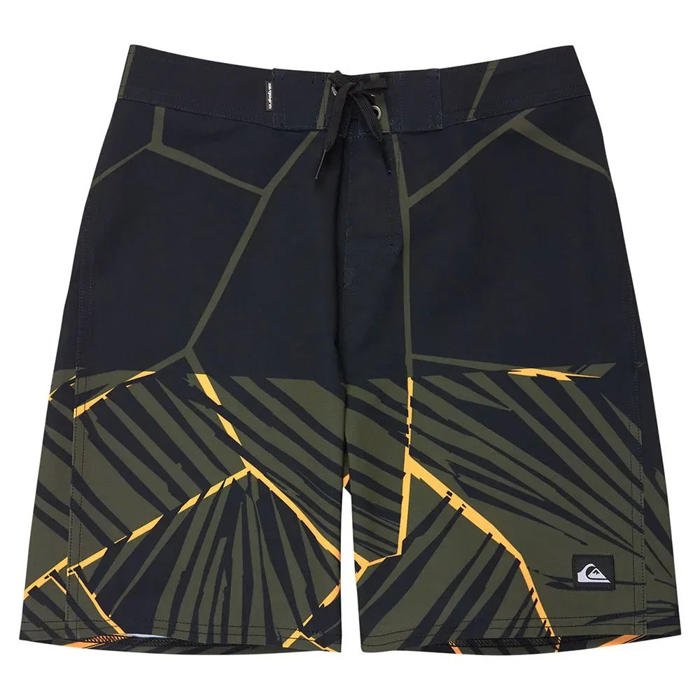 Плавки прямые Quiksilver Surfsilk Straight 17″, зеленый