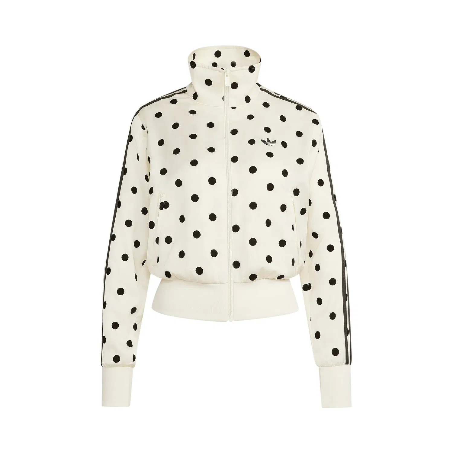 Спортивная футболка Adidas Satin Polka Dots TT Track Top, белый