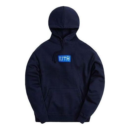 

Толстовка hebrew script hoodie 'nocturnal' Kith, синий