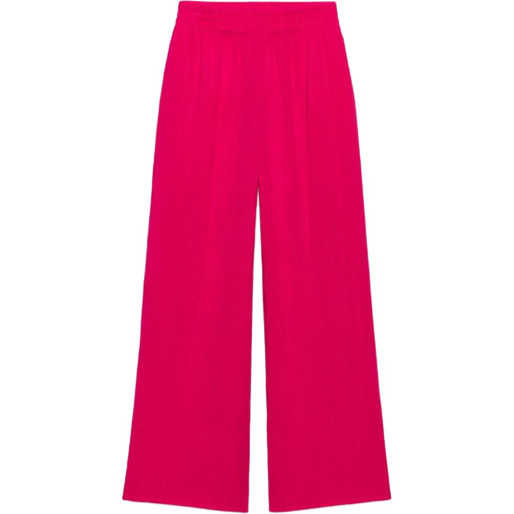 Женские повседневные брюки модерат ZARA, Dark Purple Red