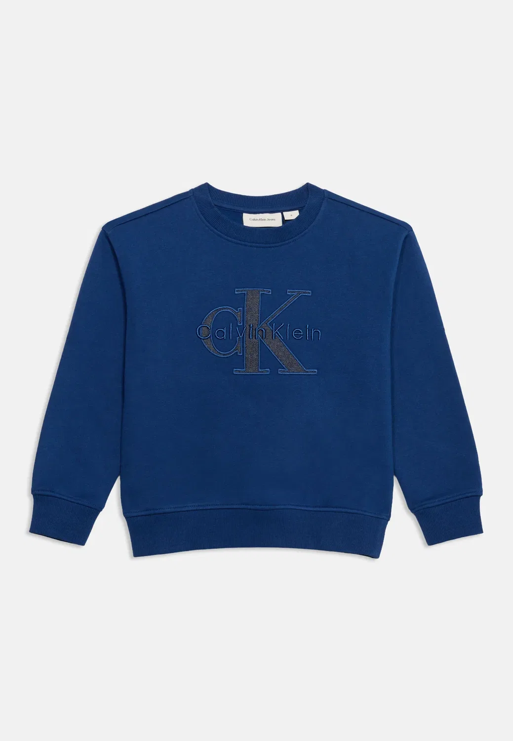 Сезонная толстовка с монологом унисекс Calvin Klein Jeans, Estate Blue