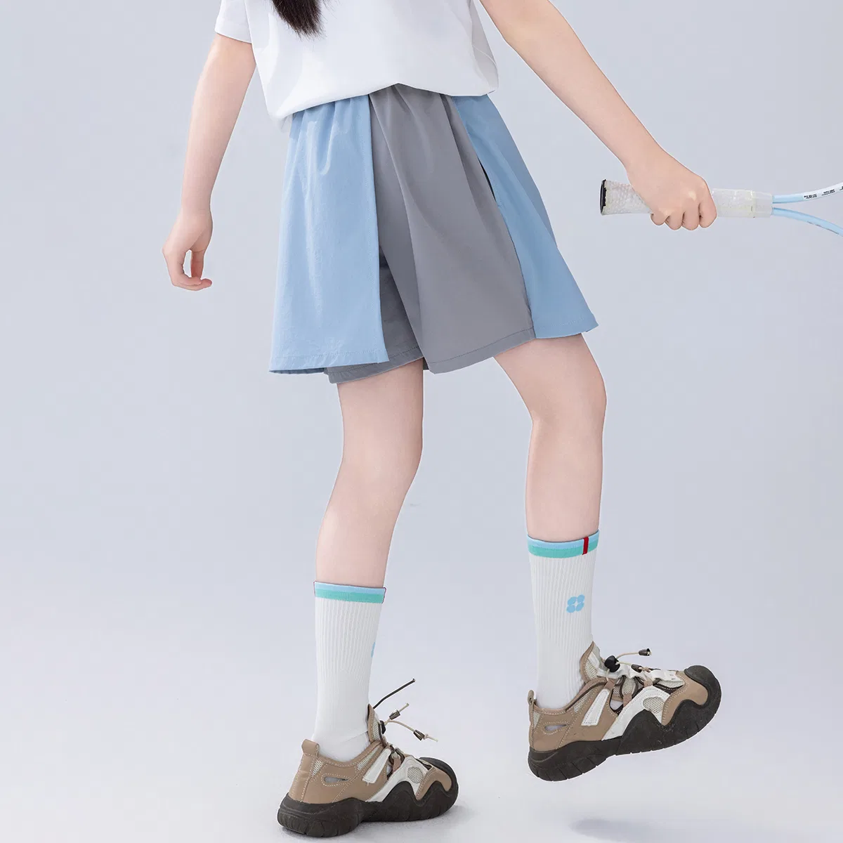 Детские шорты для мальчиков с принтом Jeep Grade School Shorts Thin Stretch, Misty Blue — фото 4