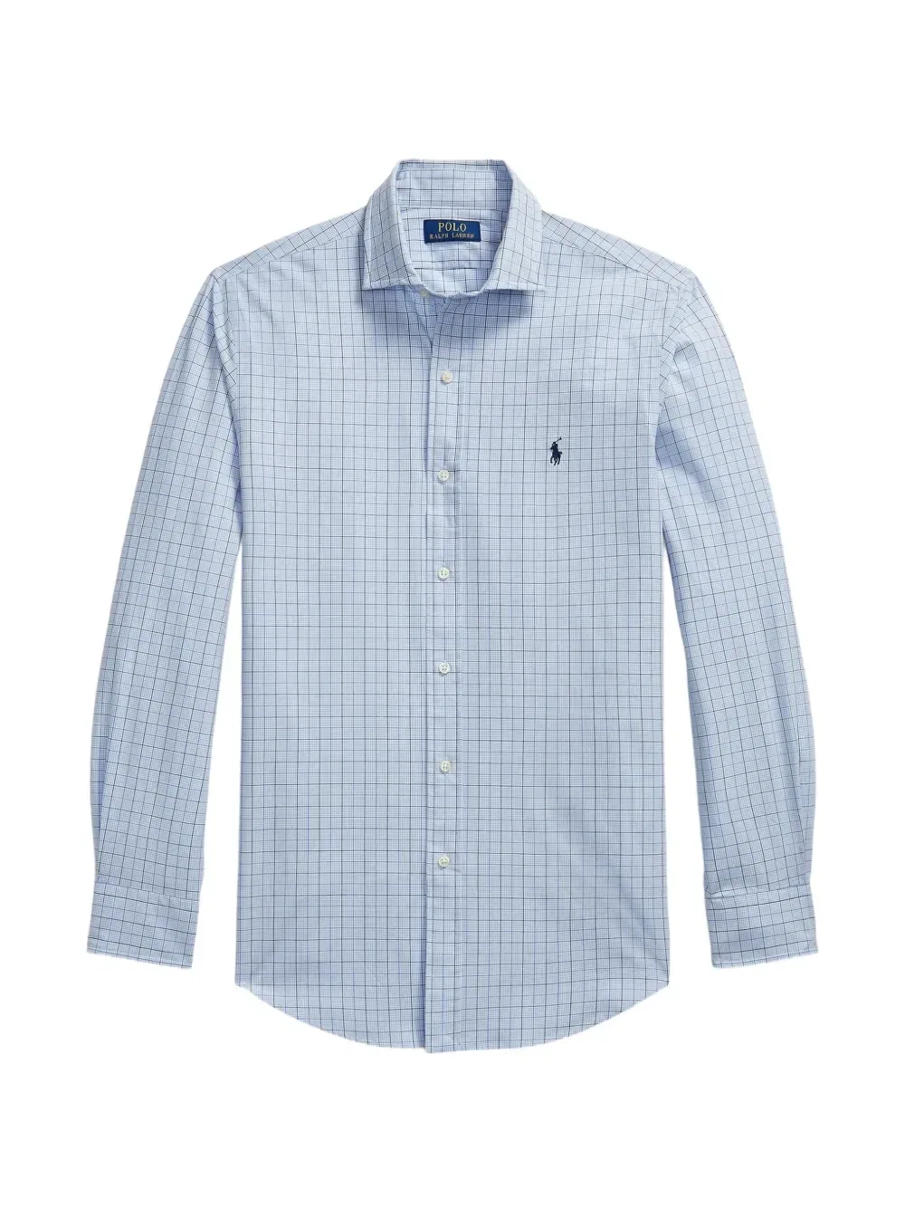 Рубашка в клетку глен Polo Ralph Lauren, синий