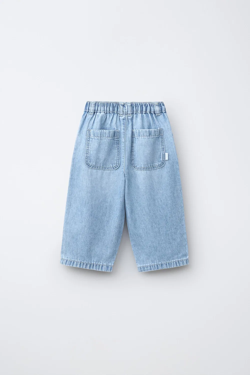Свободные мешковатые джинсы ZARA, Light Blue — фото 2