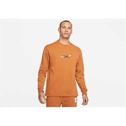 Мужская длиннорукавная футболка Jordan Flight Essentials Statement 85 Nike, Braun