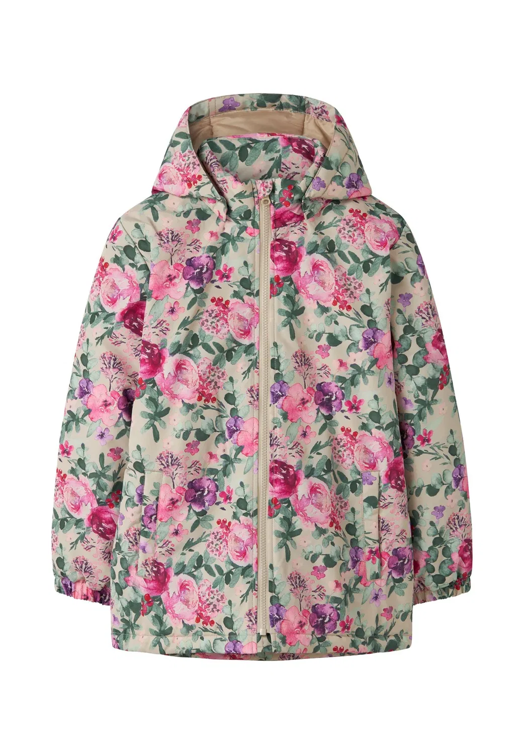 Куртка Nkfmaxi - зимняя куртка Name It, Peyote Aop Flower Mix