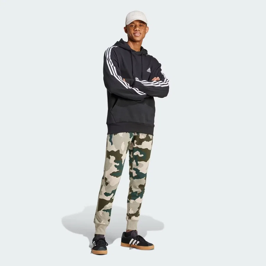 Спортивные брюки с принтом камуфляж adidas, Камуфляж — фото 3