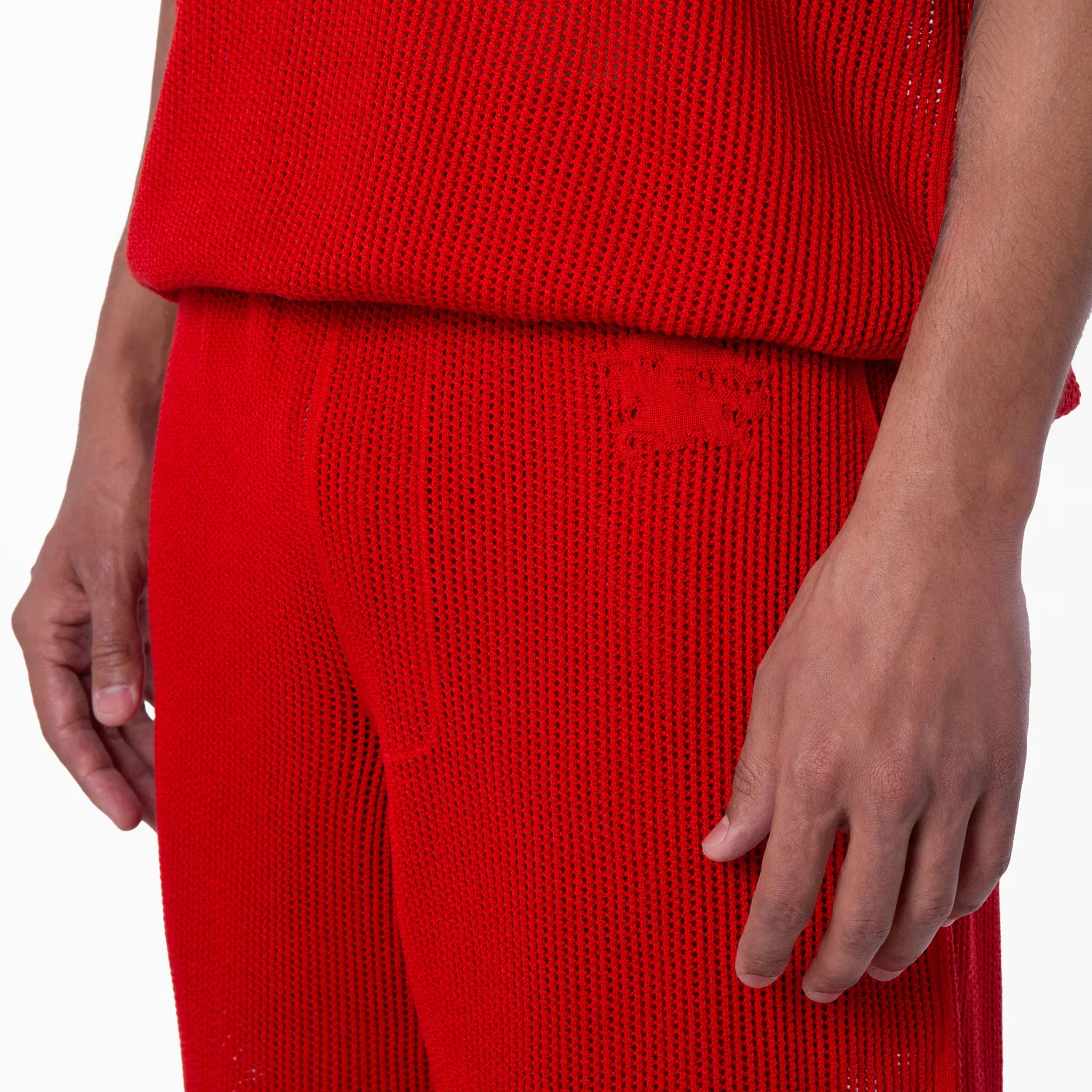 Шорты из шелка и хлопка с сеткой Silk Cotton Mesh Shorts Burberry, Pillar — фото 2