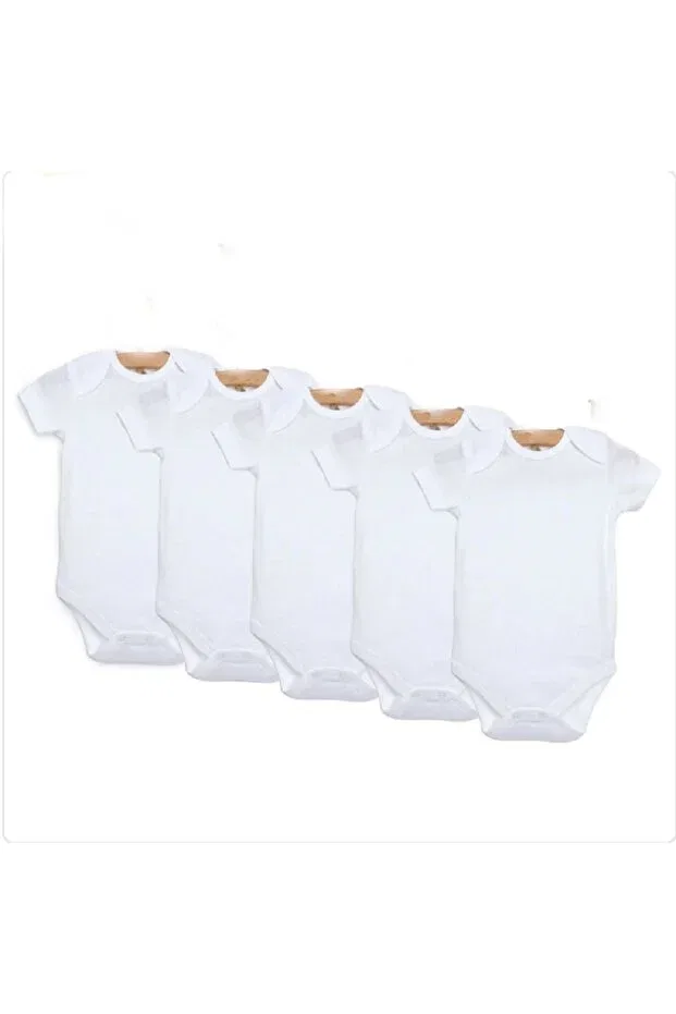 Детское боди с коротким рукавом For My Baby, White