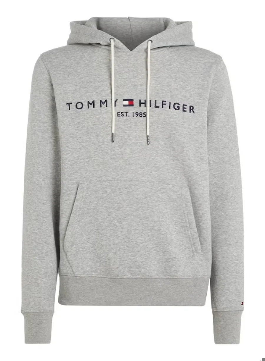 Худи Tommy Hilfiger Logo Flex Fleece, серый