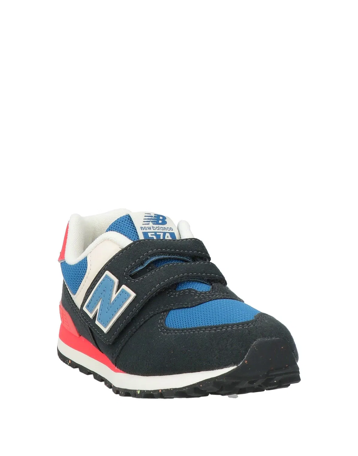 Детские кроссовки для мальчиков на липучках New Balance 574, черный — фото 2