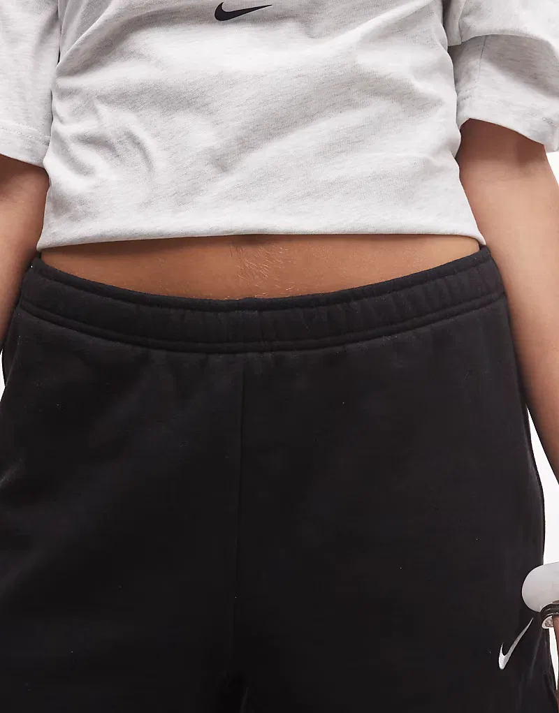 Шорты Nike Studio Fleece 4 дюйма, черный — фото 4
