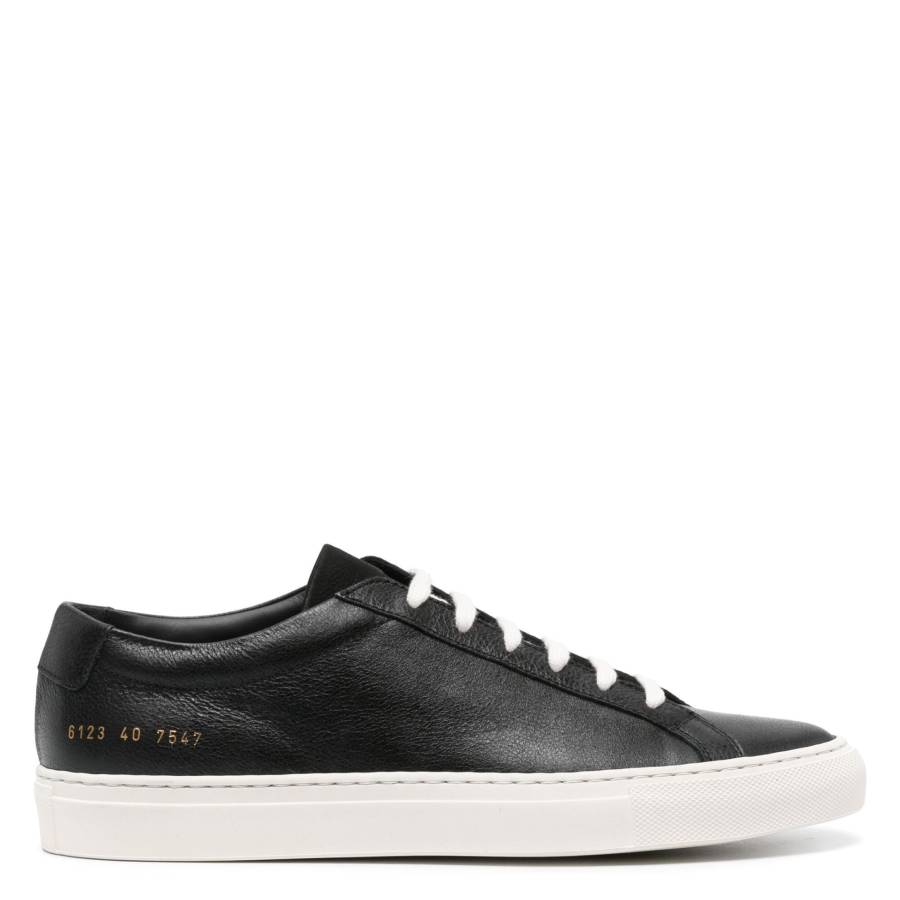 Common Projects Черные Нюбак Кроссовки Achilles