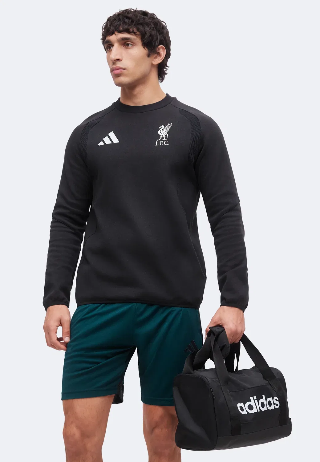 Ливерпуль ФК Тиро, команда для поездок - клубная одежда Adidas Performance, Black — фото 4