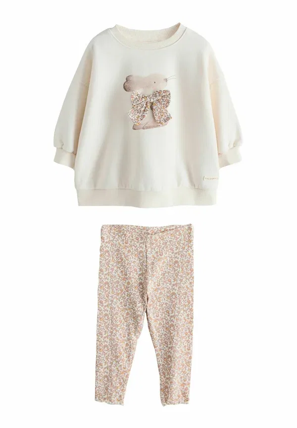 Комплект из худи и брюк, свободный крой, Set 2 pack, Next, neutral, нейтральный — фото 2