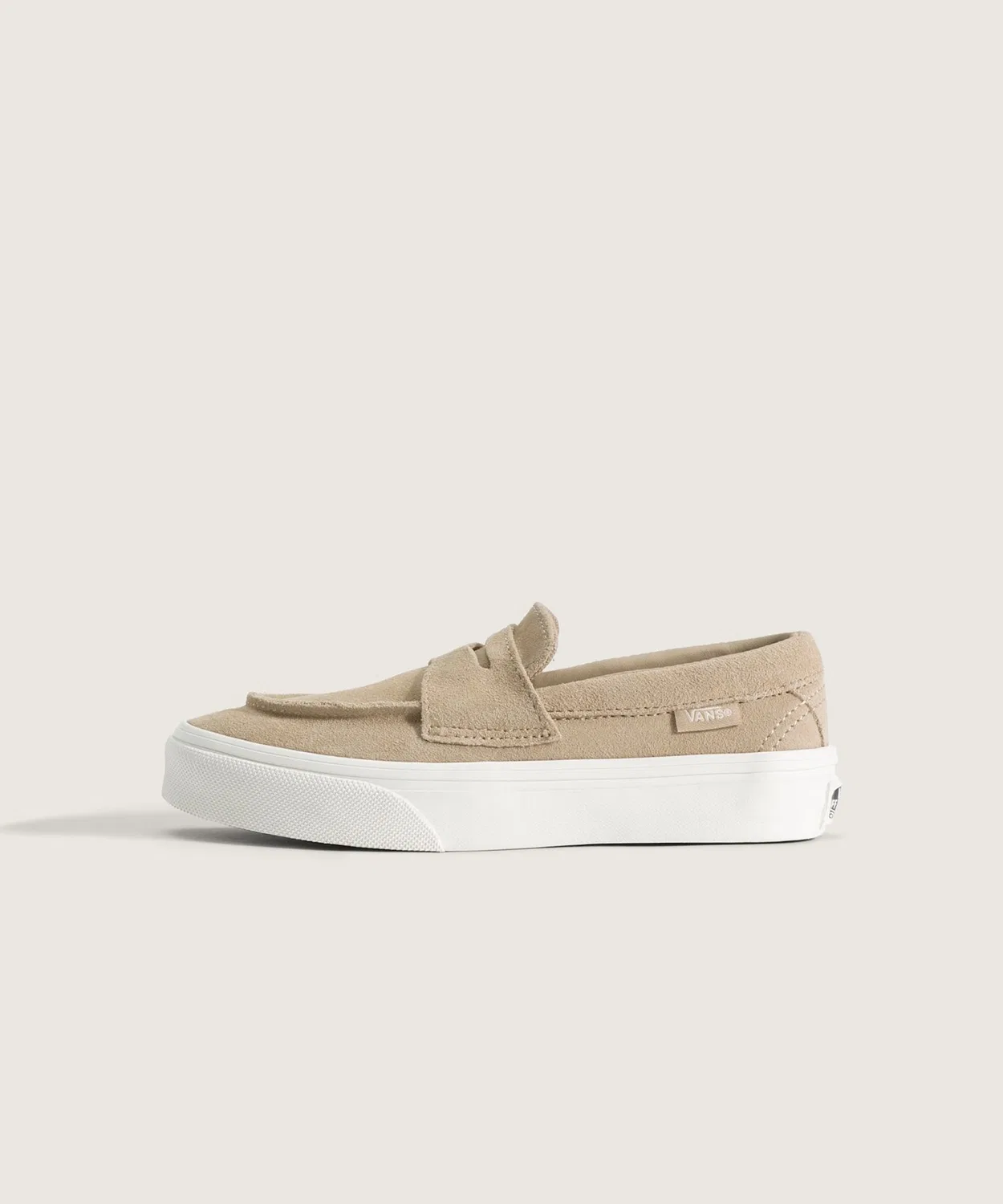 Детские лоферы с принтом, модель Loafer 53 Incense/Marshmallow VANS, Бежевый