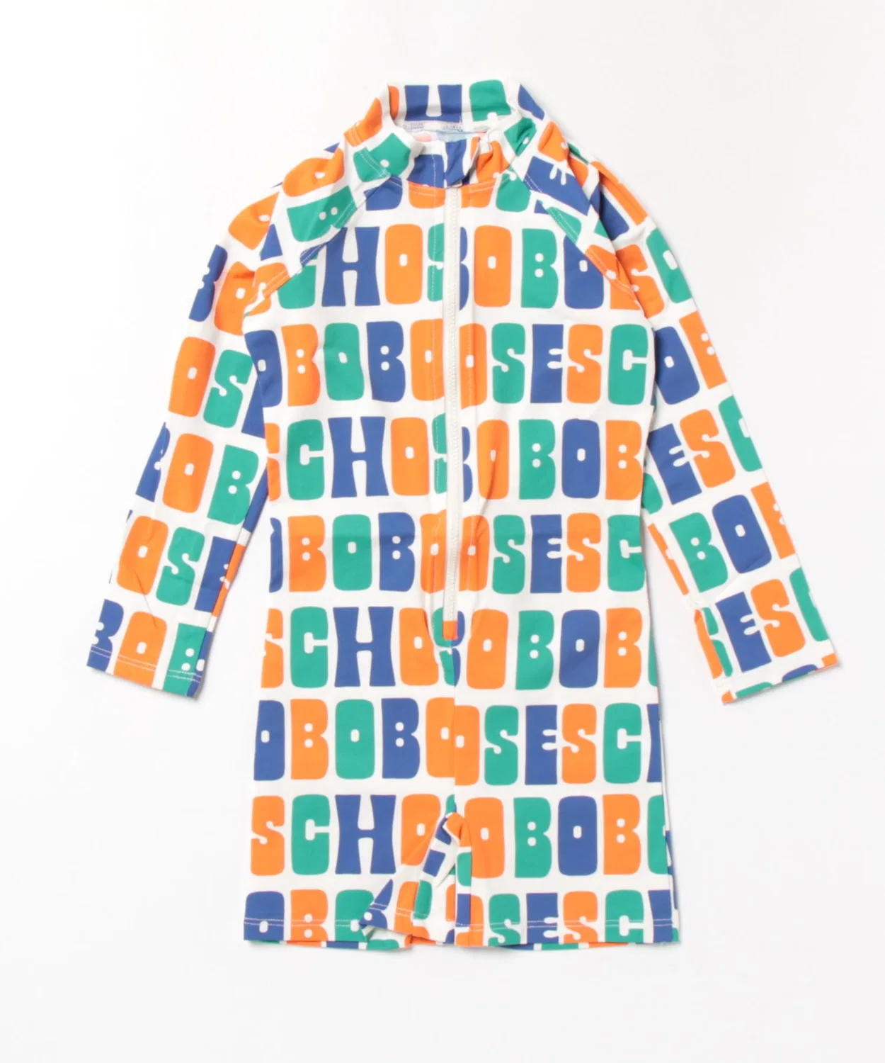 Детский купальник-слитник с принтом Multicolor Bobo Choses, Офф-Вайт
