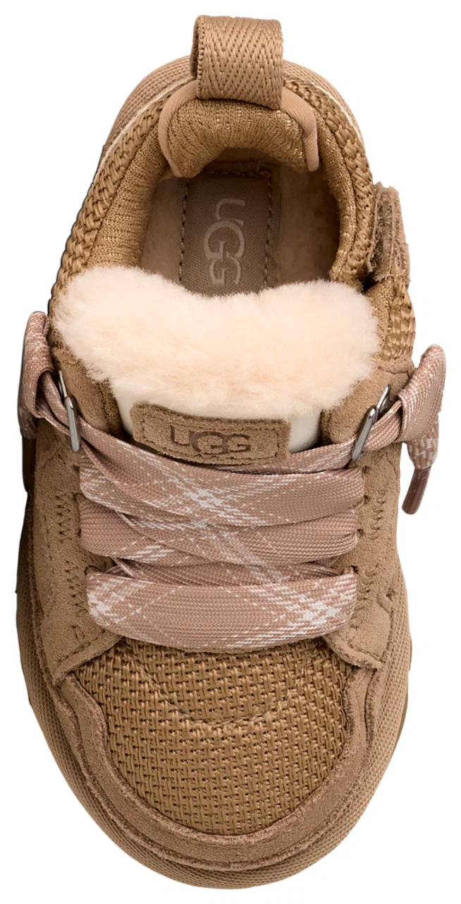 Сникерсы для девочек Lowmel UGG, цвет Sand/Sand — фото 3
