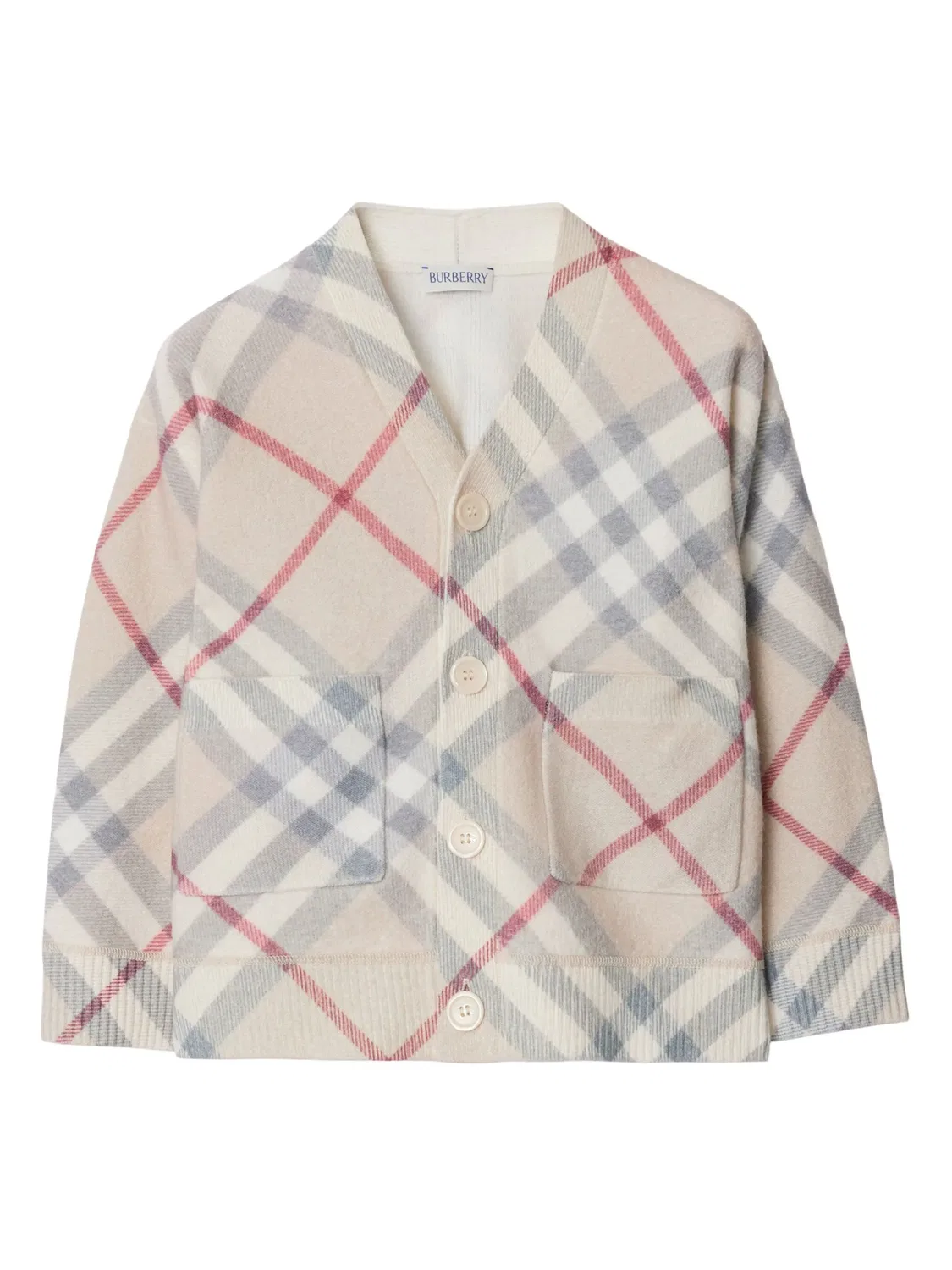 Кардиган Nova Check из шерсти Burberry, нейтральный