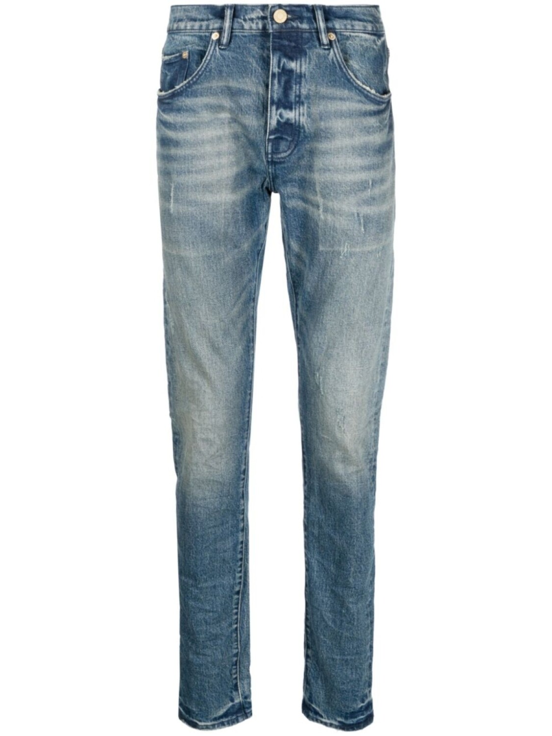 

Purple Brand узкие джинсы P001 с заниженной талией, синий