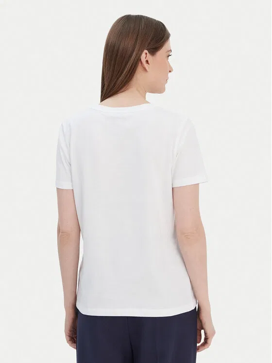 Футболка regular fit Heritage C-Nk Tommy Hilfiger, белый — фото 3