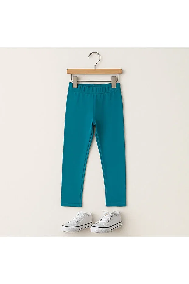 Детские леггинсы для девочек из лайкры Verda Baby, Blue — фото 3