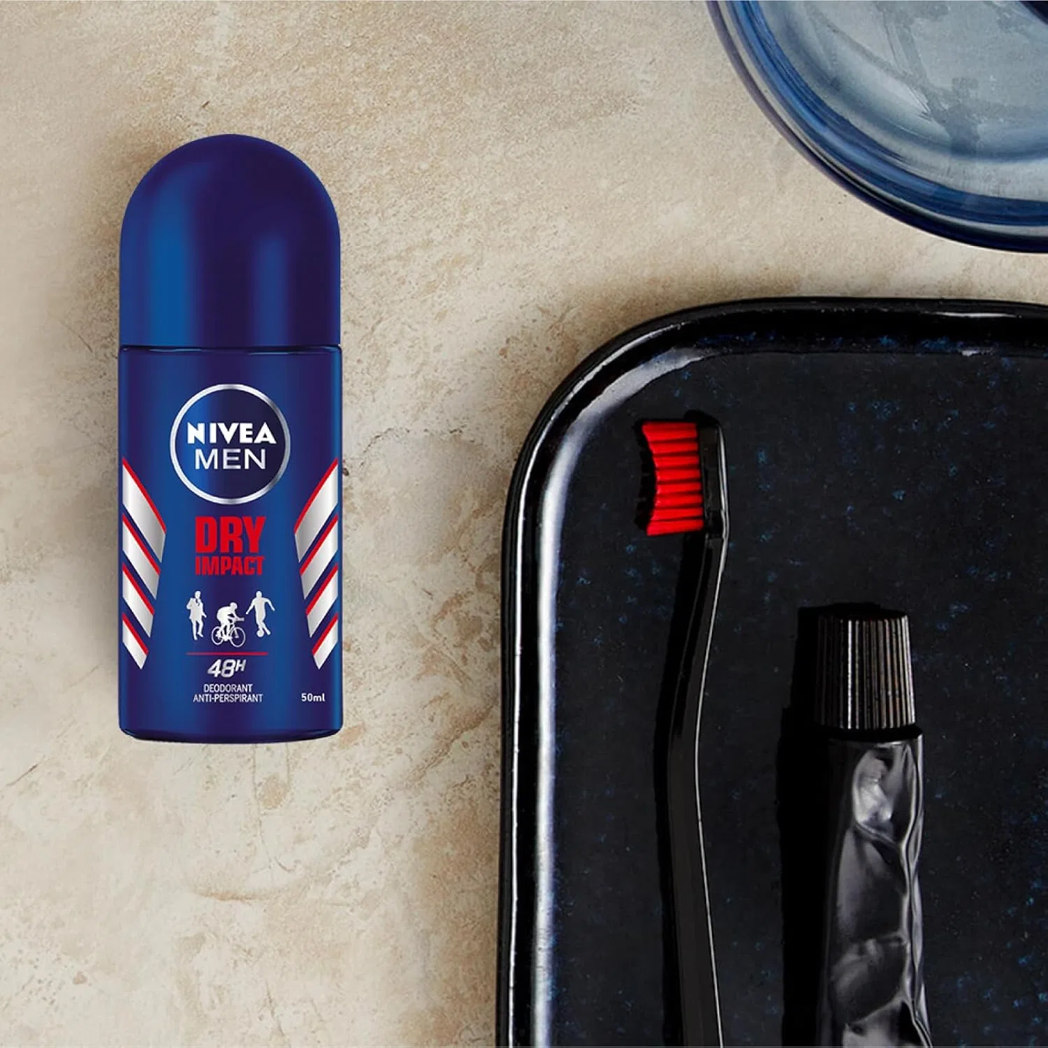 Роликовый дезодорант NIVEA MEN Dry Impact, 4x50 мл — фото 3
