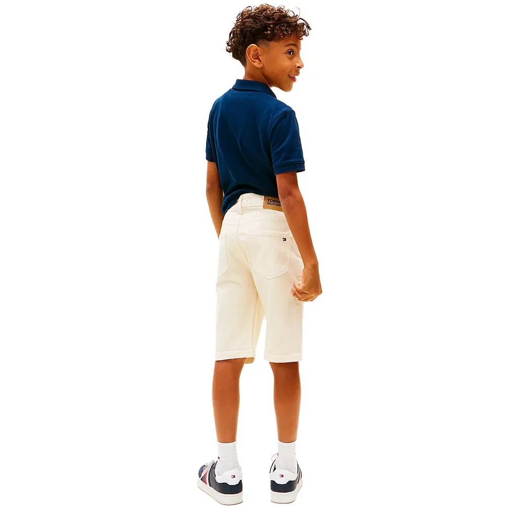 Шорты джинсовые Relaxed Fit Tommy Hilfiger, бежевый — фото 2