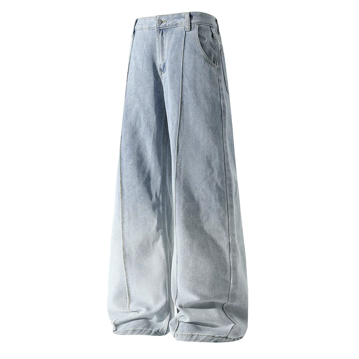 Детские джинсы прямого кроя средней посадки Light Blue Pure GWAF