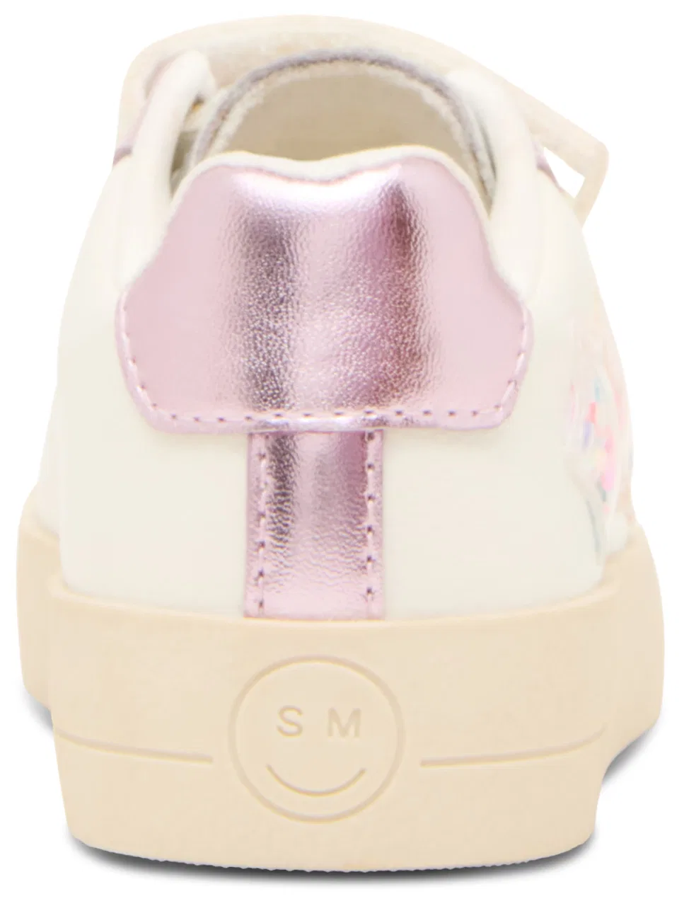 Детские кроссовки для девочек с блестками TFETTI SNEAKER Steve Madden, White Multi — фото 3
