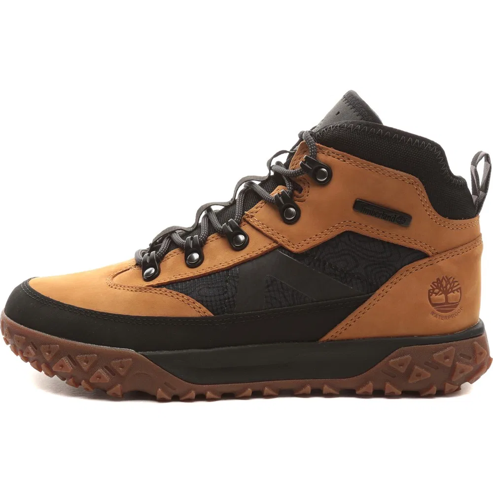 Детские ботинки для мальчиков водонепроницаемые на шнуровке Greenstride Motion 6 Mid Timberland