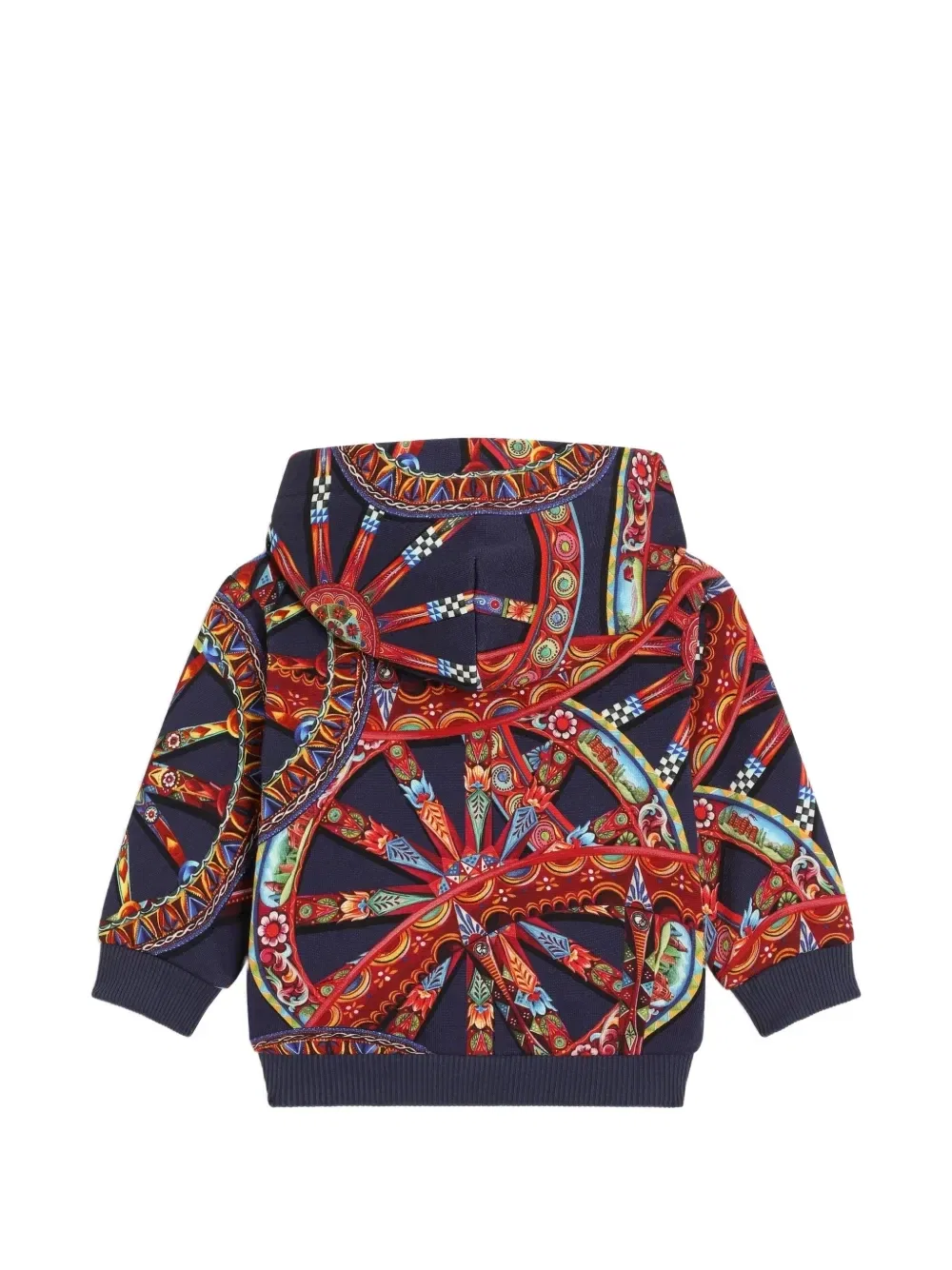 Толстовка с принтом Carretto Dolce & Gabbana Kids, синий — фото 2