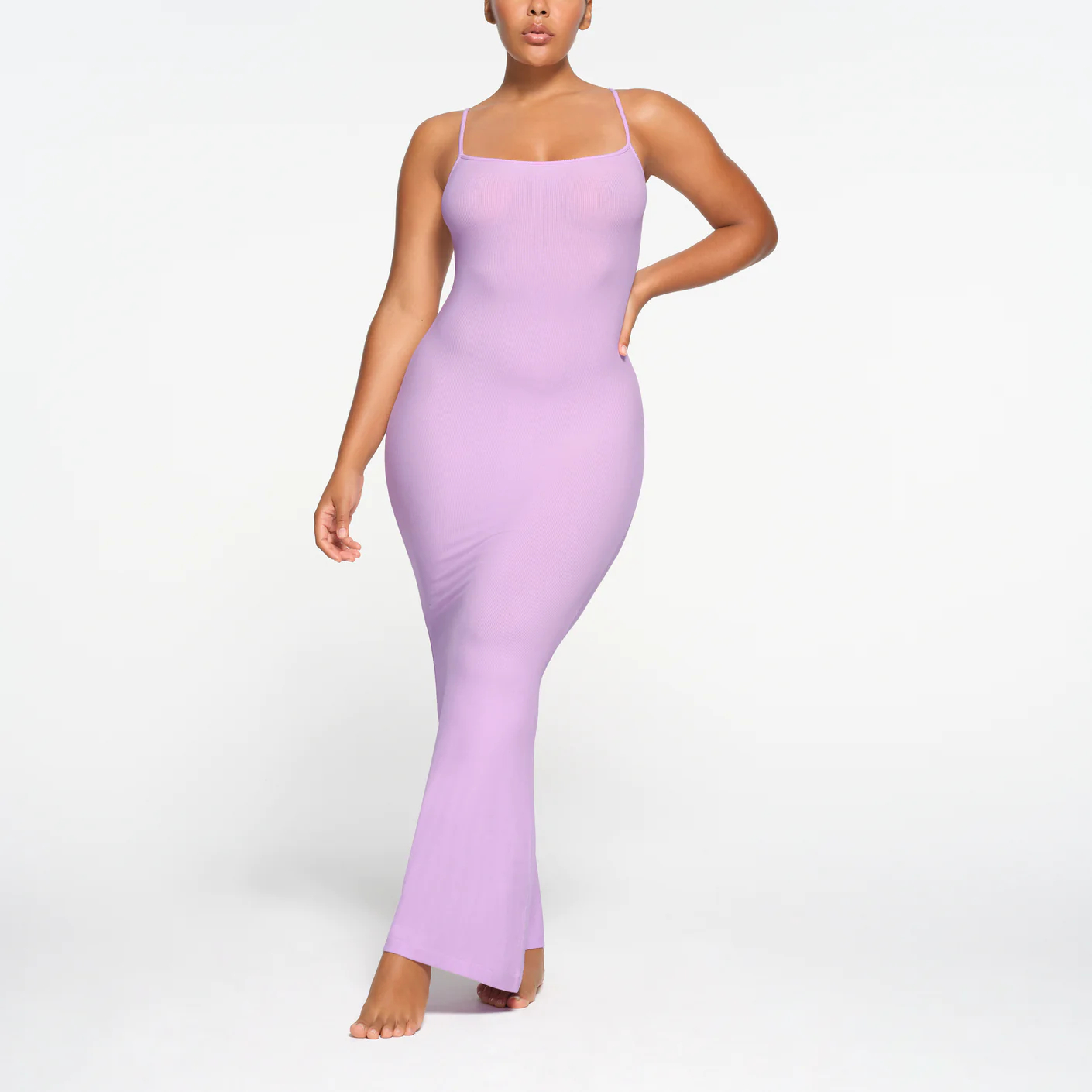 Длинное платье Skims Long Slip, сливовый