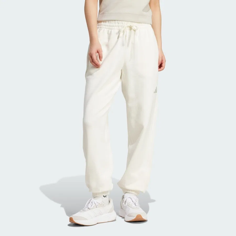 Штаны спортивные свободного кроя из футера ALL SZN French Terry Loose Pants adidas, Белый