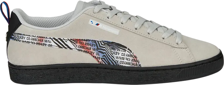 

Кроссовки Puma BMW Motorsport x Suede Classic Grey Violet Black, серый