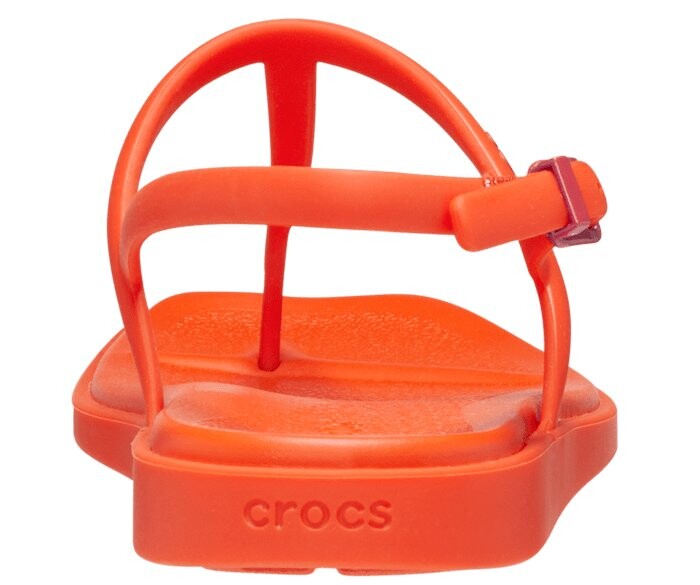 Сланцы Crocs Women's Miami Flip Thong, красный — фото 4