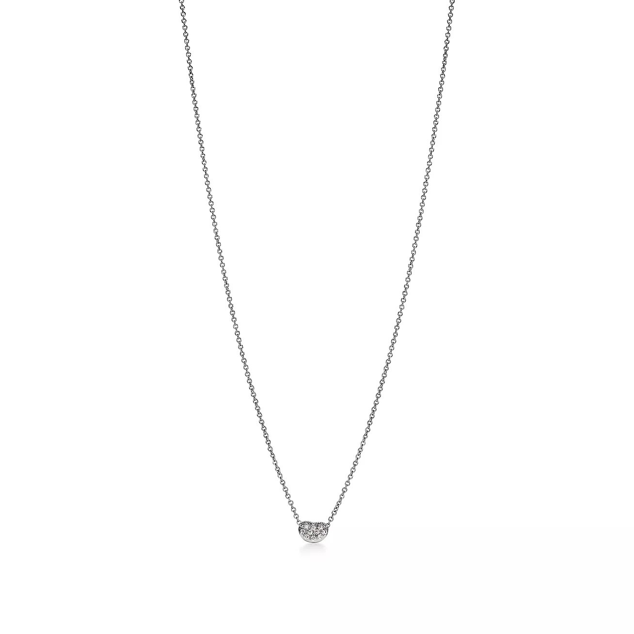

Колье Tiffany & Co. Bean Design, 0,05 карата, платина/бриллианты