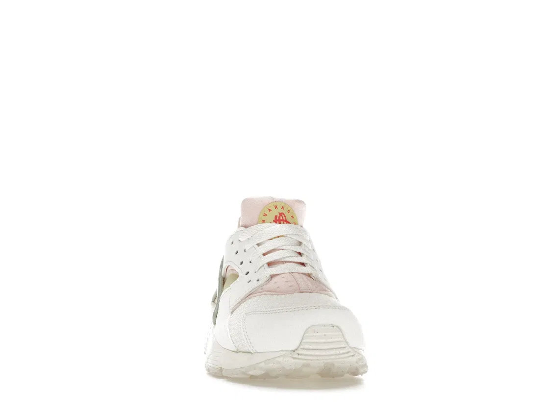Детские кроссовки для повседневной носки Nike Air Huarache Run Nike, Summit White/Atmosphere/Citron Tint/Seafoam — фото 2