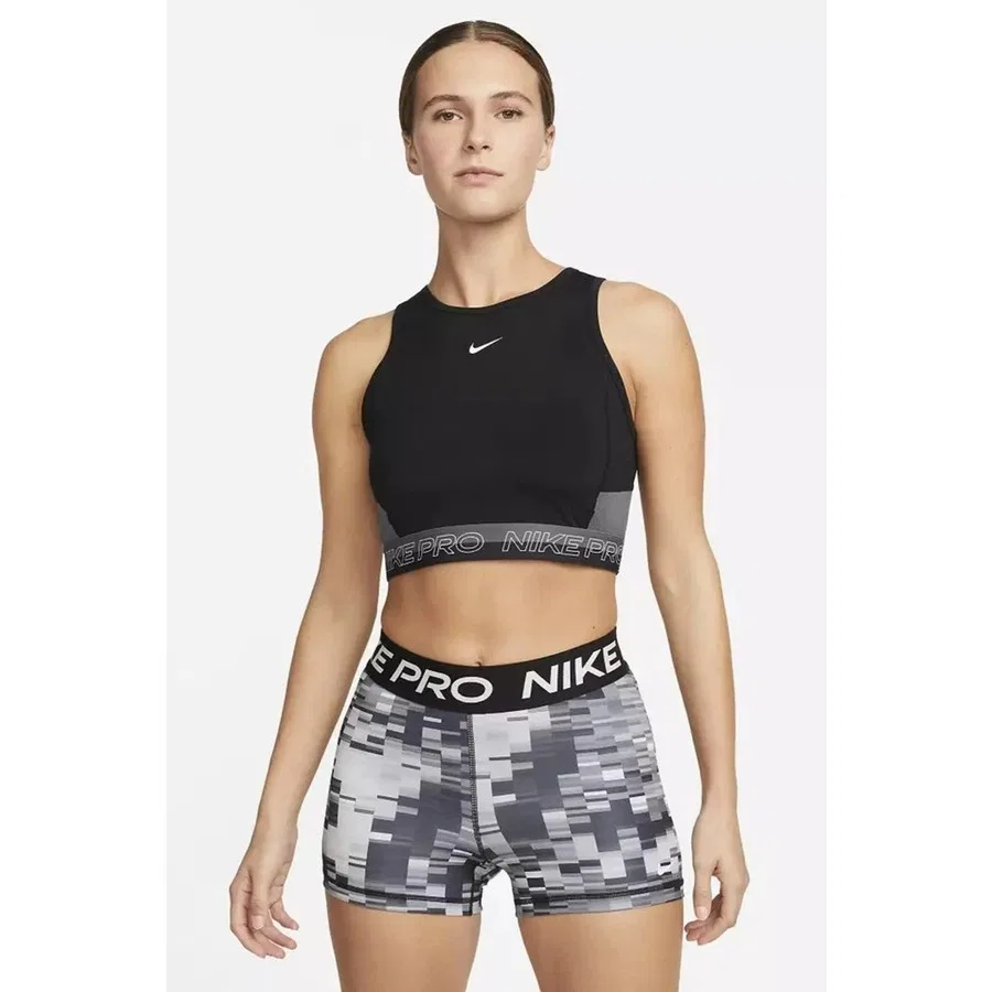 Спортивный топ без рукавов Nike Pro Dri-FIT, Черный — фото 4