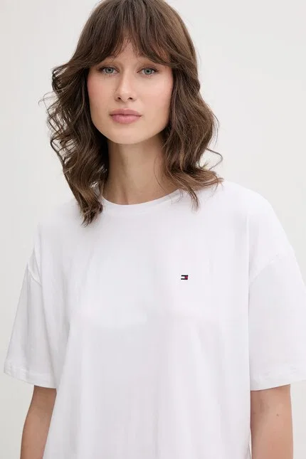 Пижама двучастная из хлопка Tommy Hilfiger, белый — фото 3
