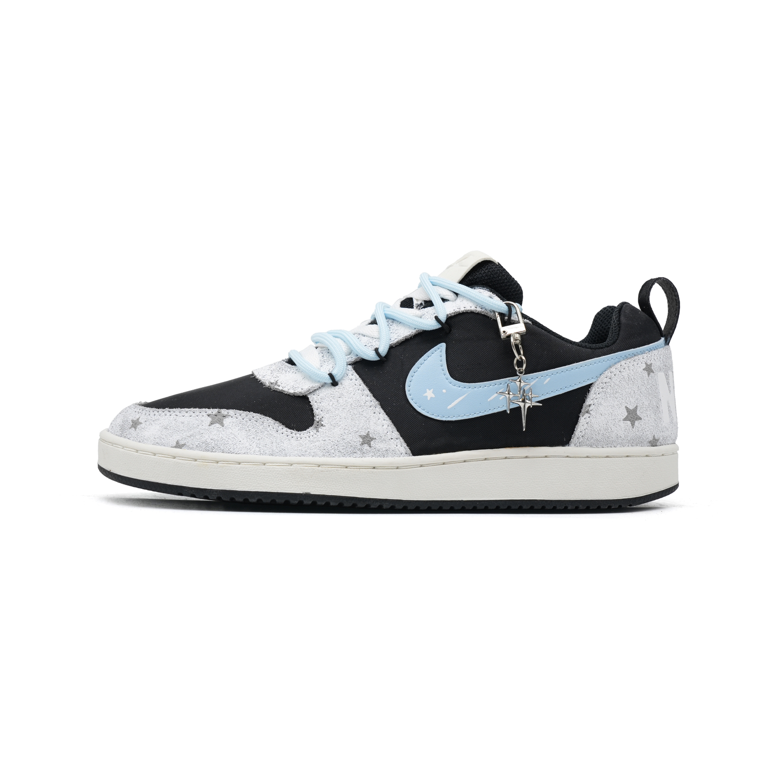 

Кроссовки для скейтбординга Court Borough Abrasion Resistant Low top мужские Nike, черный