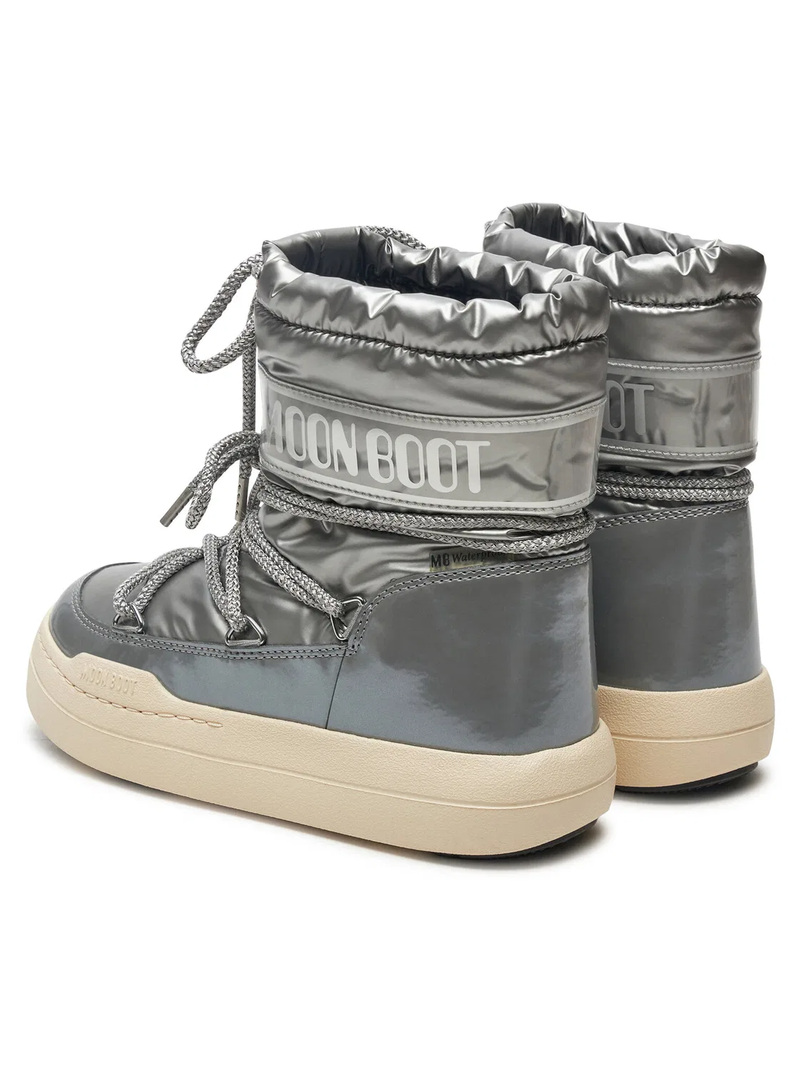 Снегоступы для девочки Junior Park Moon Boot, серебристый — фото 3