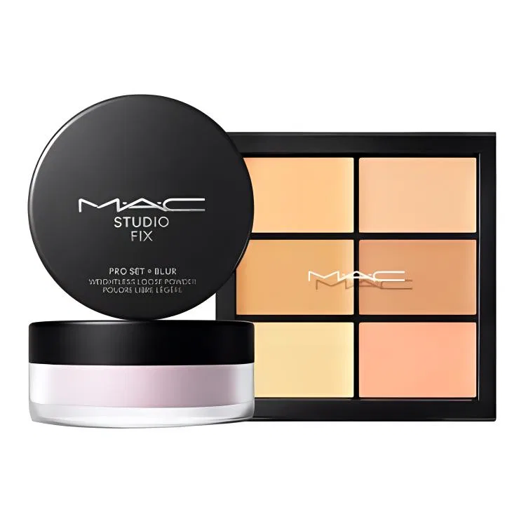 Женский набор консилеров для коррекции цвета с палитрой Concealing Filter Setting, MAC, Honey Pink — фото 2