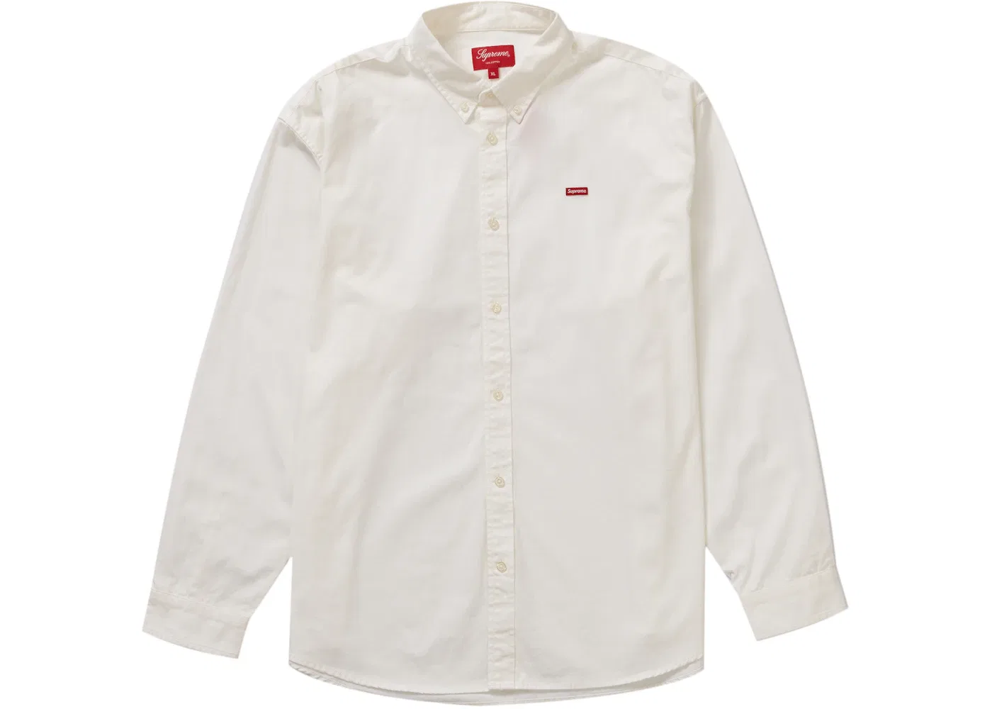 Мужская рубашка с коротким рукавом Supreme Small Box Shirt, White