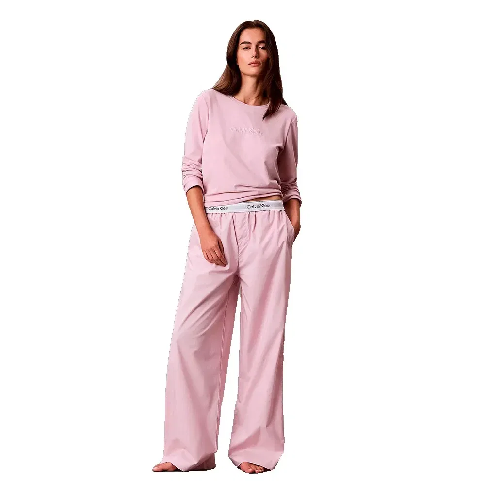 Женская пижама с длинным рукавом Calvin klein, Pink