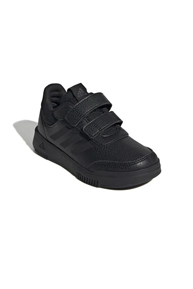 Детские спортивные кроссовки для девочек с липучкой Tensaur velcro daily children's sports shoes colorful Adidas, Black Black — фото 3