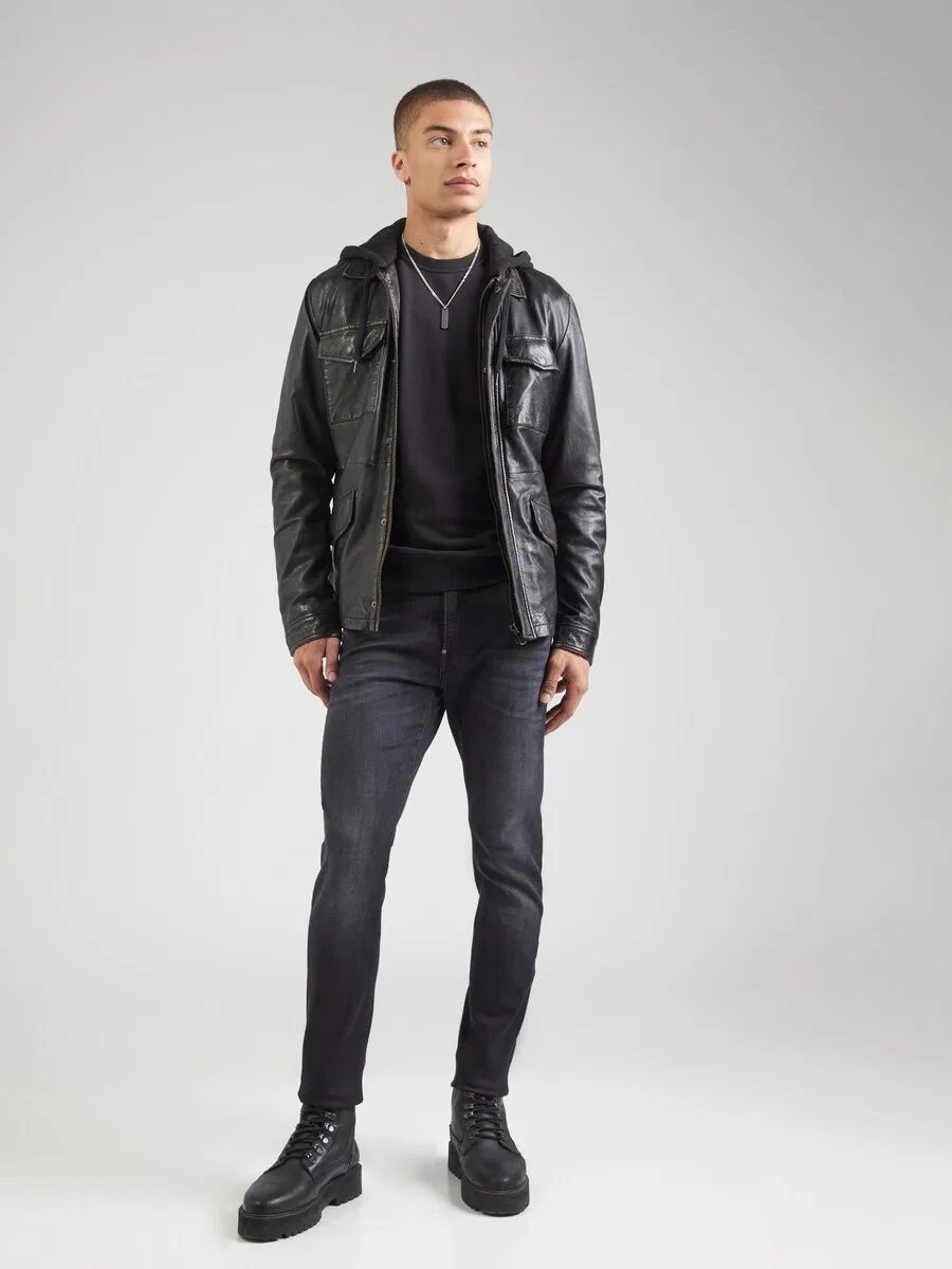 Толстовка LEVI'S стандартного кроя «Original Housemark Crewneck Sweatshirt» черного цвета — фото 3