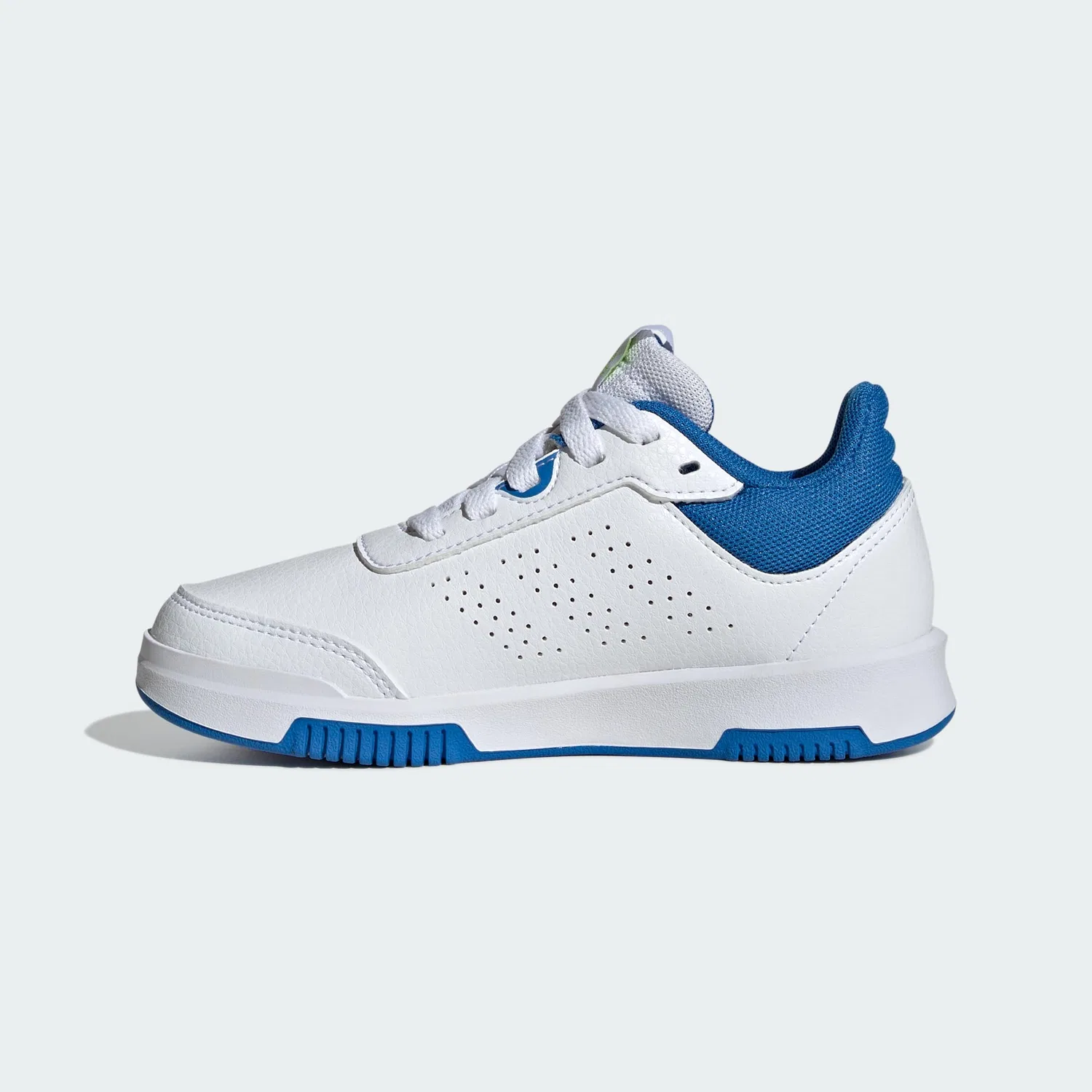 Детские кроссовки для мальчиков Tensaur Sport 2.0k Sneaker Unisex Kids, Ftwr White Bright Royal Solar Slime — фото 2