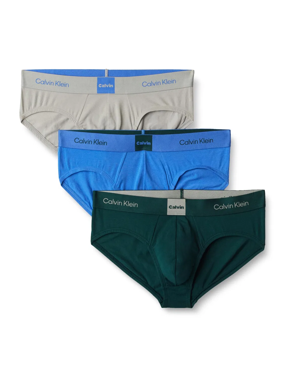 Мужские трусы Calvin Klein, Multi (Greatest Grey/Ponderosa Pine/Iris B)